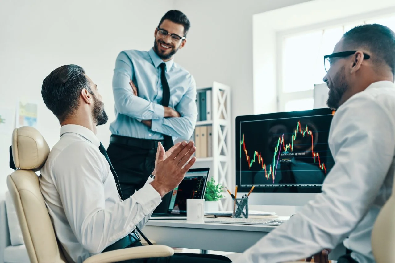 Team von Finanzanalysten